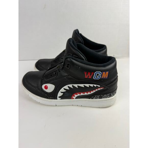 A Bathing Ape Cloud Sta Shark Black Sneakers US 8.5 main image 5